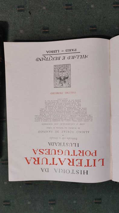 História da Literatura Ilustrada-Albino Forjaz de Sampaio - 3 Volumes