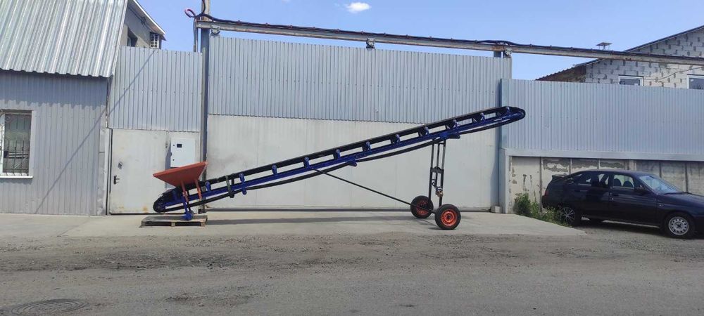 Погрузчик ленточный конвейер, стрічковий для завантаження барж,вагонів