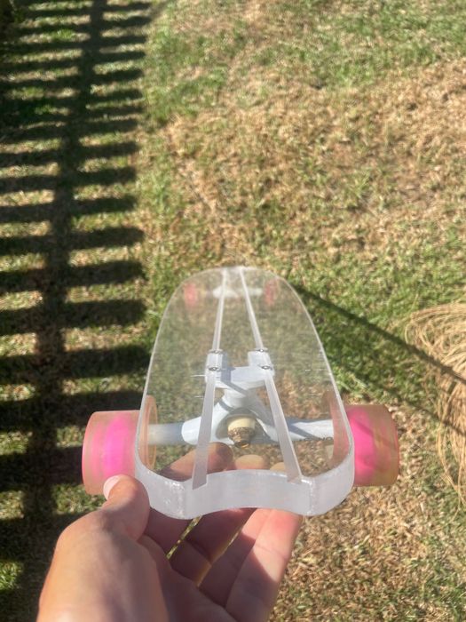 Skate longboard iluminado