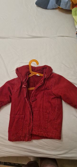 Вельветова куртка дитяча тепла. 86 розмір