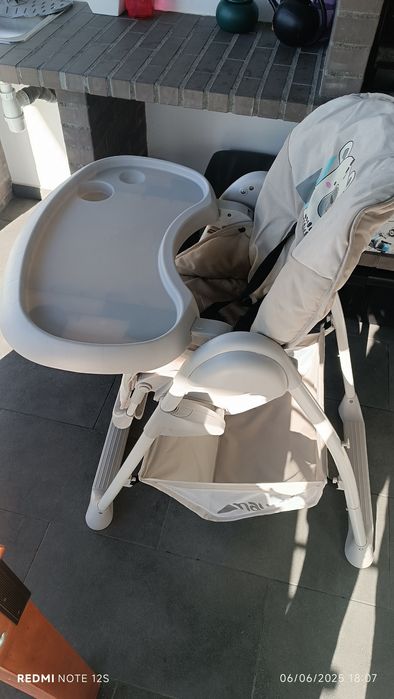 Cadeira de papa e espreguicadeira 2 em 1