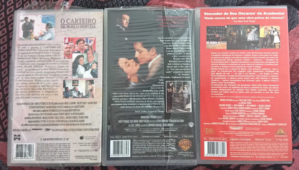 Filmes - cassetes VHS