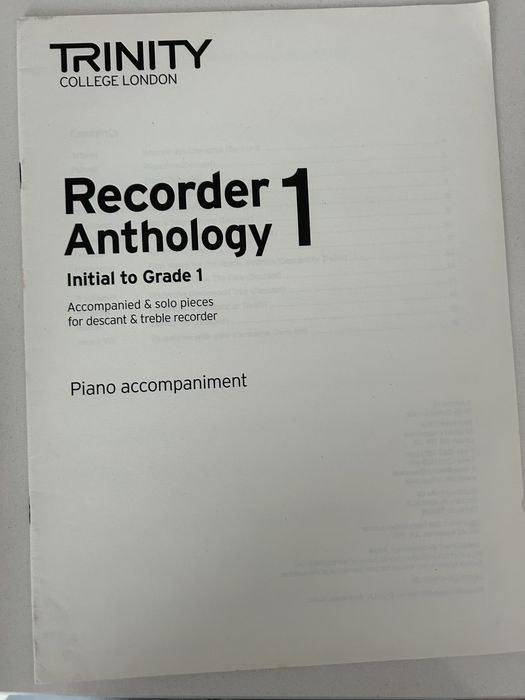Recorder 1 Anthology - trinity
