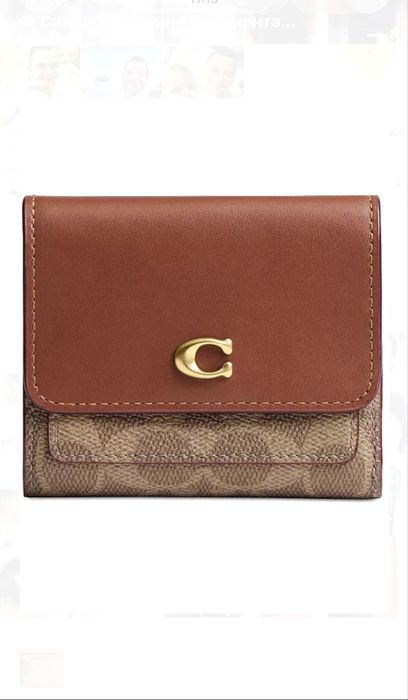 COACH Mila Snap Подарок девушке кошелек подарунок гаманець жіночий