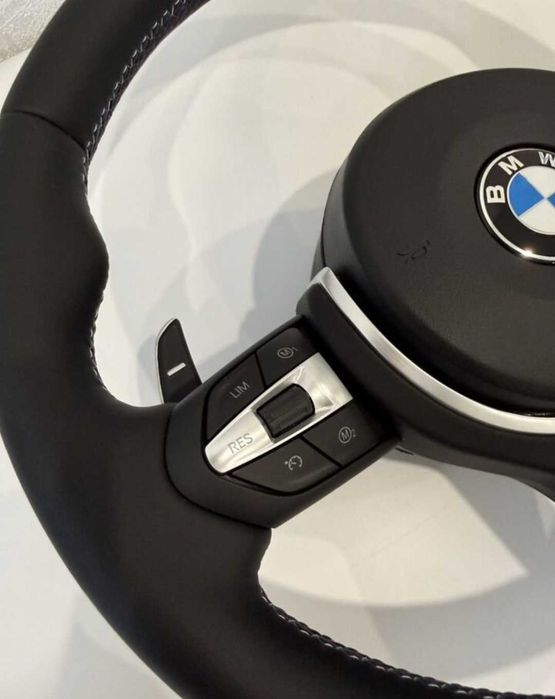 ‼️ Шкіряне M Кермо BMW Premium ‼️Ціна разом з подушкою! Спортивний Руль Наппа M3 Style для БМВ F30 F31 F32 F33 F36 F20 F21 F10 F11 F25 F15