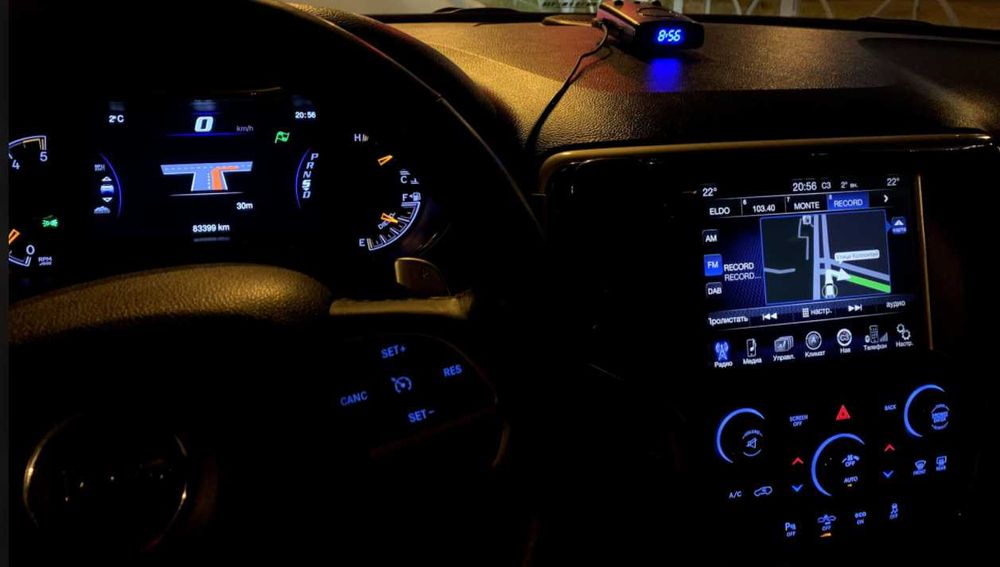 Русифікація Map Jeep Cherokee Dodge Chrysler Uconnect 5-8.4 Panasonic