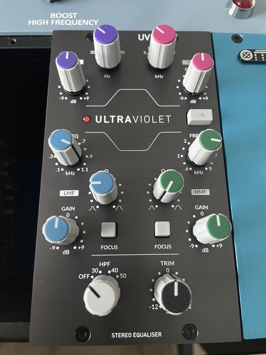SSL 500-series UltraViolet EQ stereo equalizer api 500