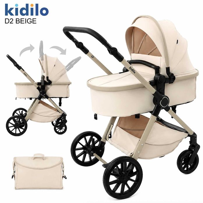 Нові дитячі коляски 2в1 Kidilo luxmom D2 / Від Магазину + Гарантія