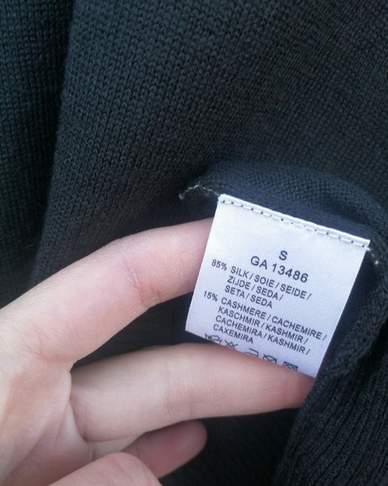 Sweter jedwab, kaszmir/Męski