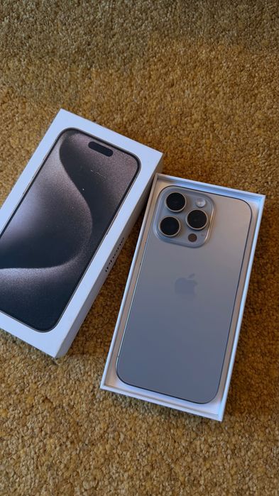 iPhone 15 Pro 256GB Natural Titanium w idealnym stanie