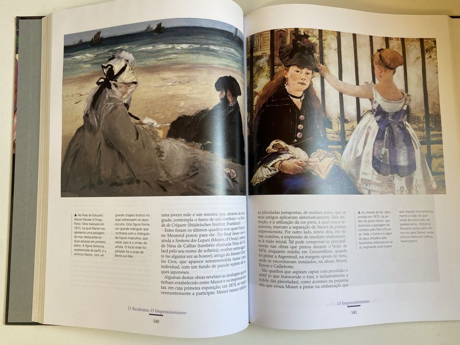 Livro Arte sobre Realismo e Impressionismo