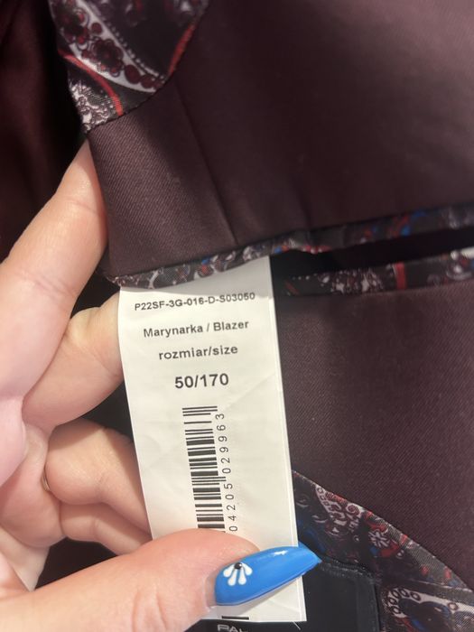 Sprzedam bordowy garnitur