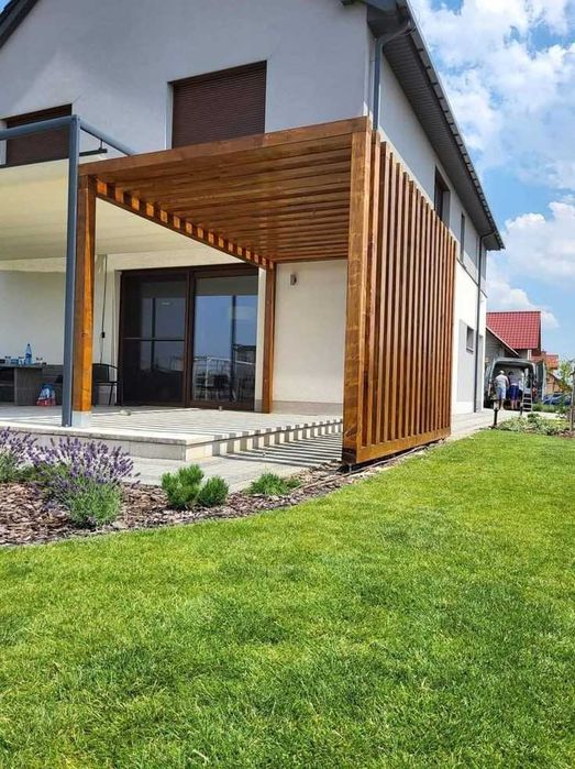 Nowoczesna Ażurowa Pergola Ogrodowa.