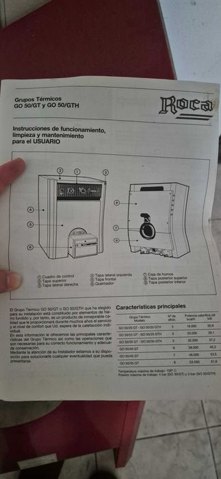 Maquina de aquecimento a gasóleo
