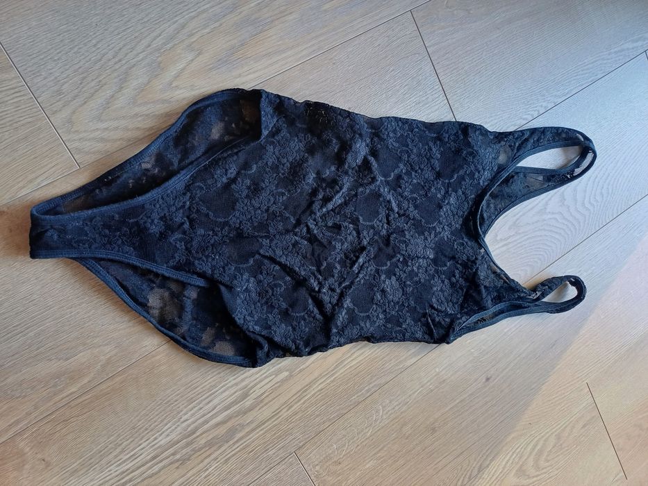 Bluzka koronkowa czarne Xs