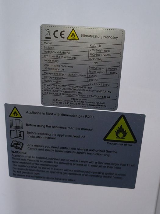 Klimatyzator przenośny Columbia VAC