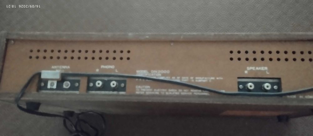 Rádio antigo cassetes/cartuchos