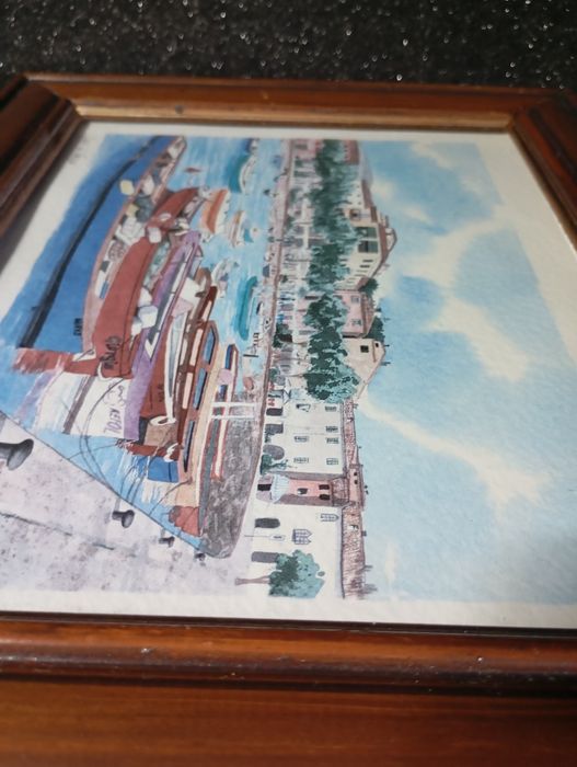 Obraz- technika akwarela. Włochy 2003(33x28)