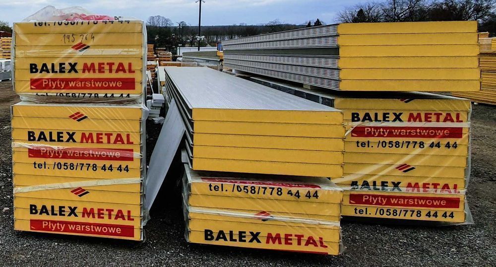 PŁYTA WARSTWOWA w II gatunku PŁYTY warstwowe ścienne i dachowe NOWE !