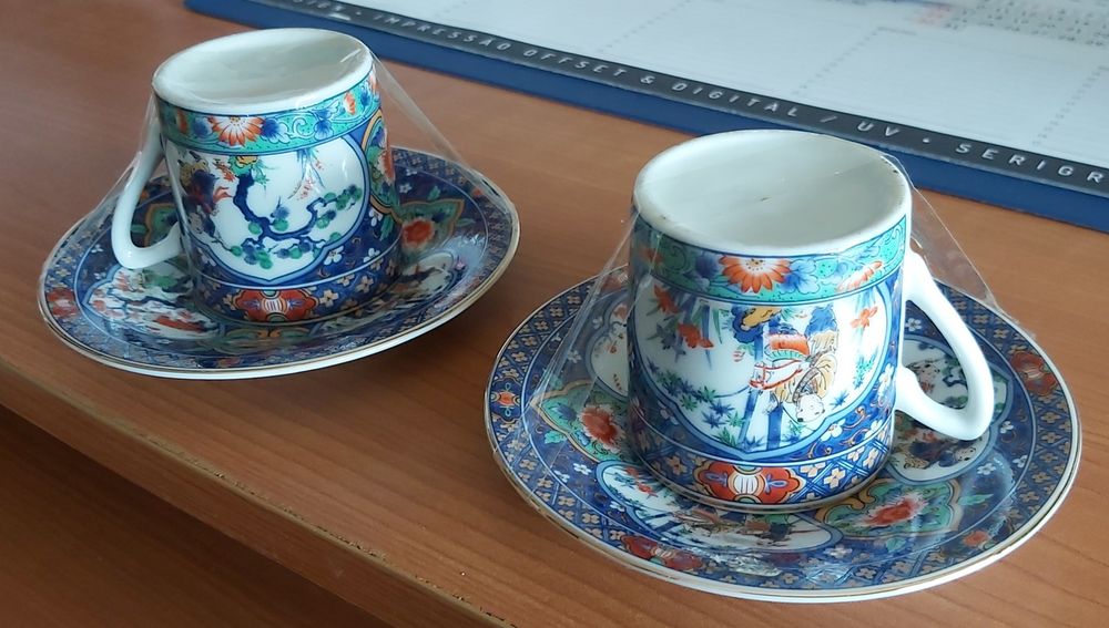 Conjunto 2 chávenas de café (japonesas)