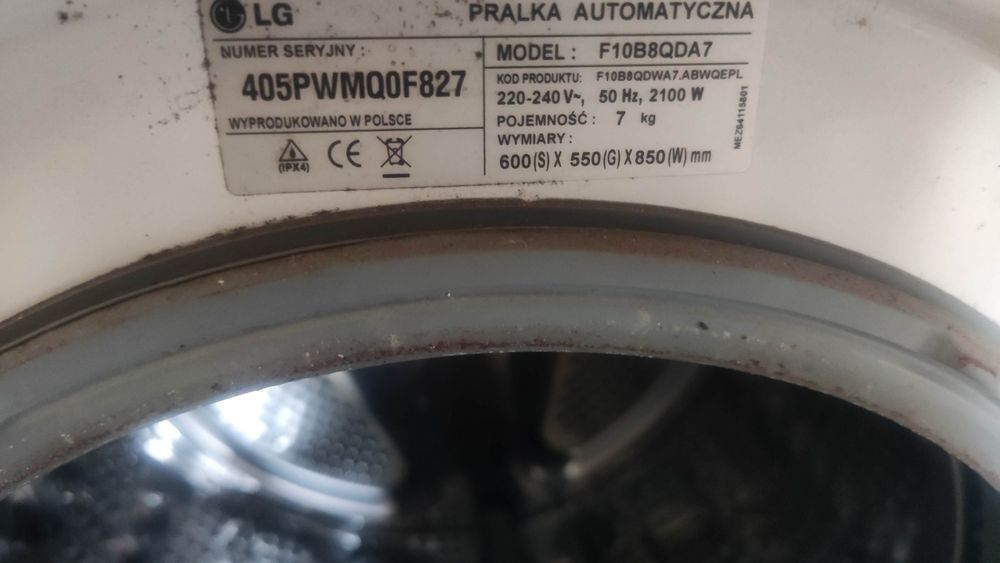 pralka LG na części