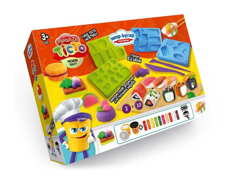 Тісто ліпка MASTER DO Ресторан. Дачник. Кондитер. Суші-шеф. Сендвіч