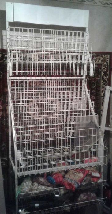 Стеллаж сетчатый