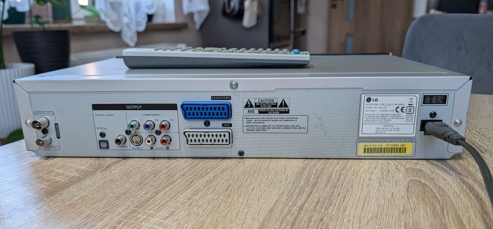 LG RC 278 #Nagrywarka DVD VHS #6HD #Hi-Fi Stereo #DivX  #DV #Pilot #Przegrywanie VHS na DVD