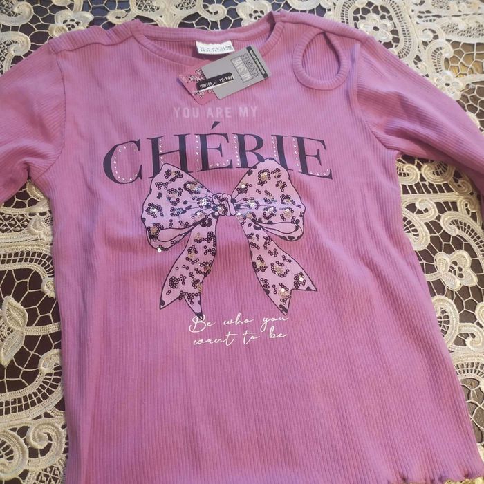 Nowa bluzka dziewczęca 12-14 lat długi rękaw 158-164