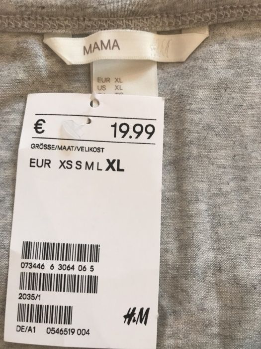 Футболка для беременных H&M Mama XL размер