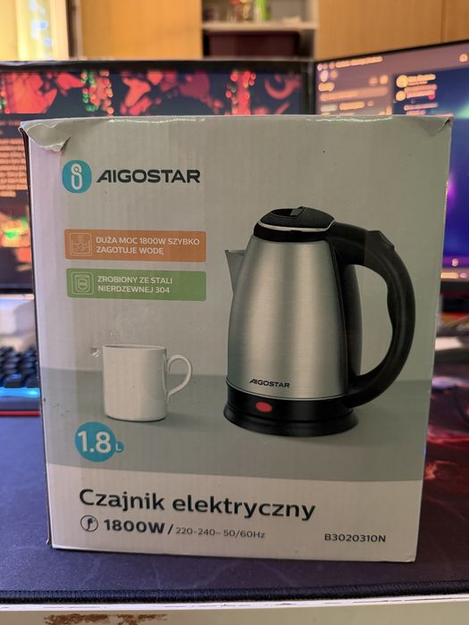 Czajnik Elektryczny AIGOSTAR 1800W 1.8L