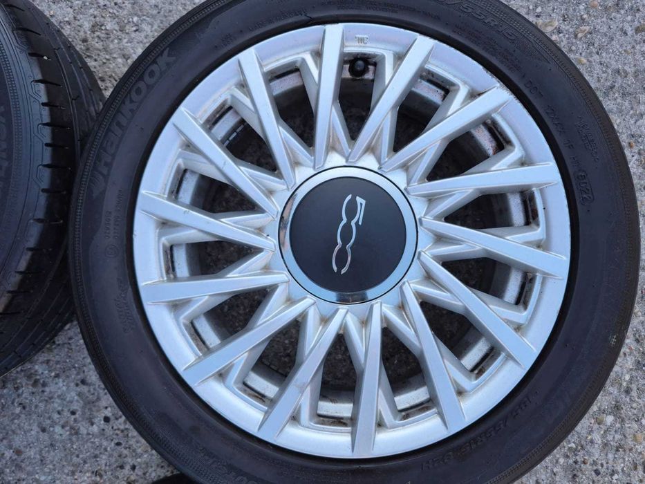 Fiat 500 Oryginalne Alufelgi Koła Lato 6,5mm 15 Cali 4x98