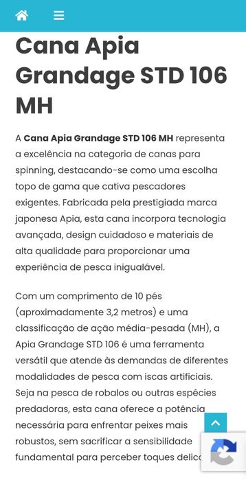 Cana spinning apia topo gama
