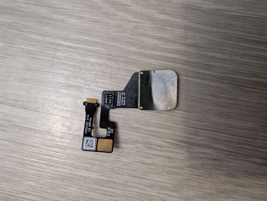 Шлейф Google Pixel 6a з датчиком сканера відбитка пальця, Original