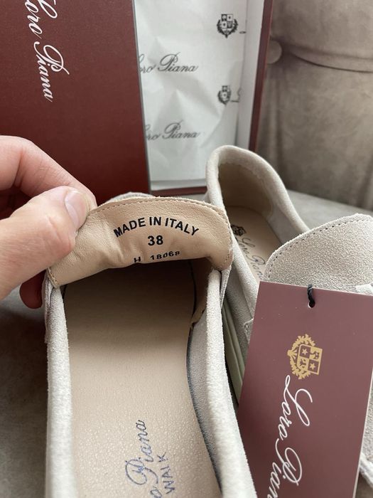 Loro Piana Italy brand натуральний замш, 1:1 пакування
