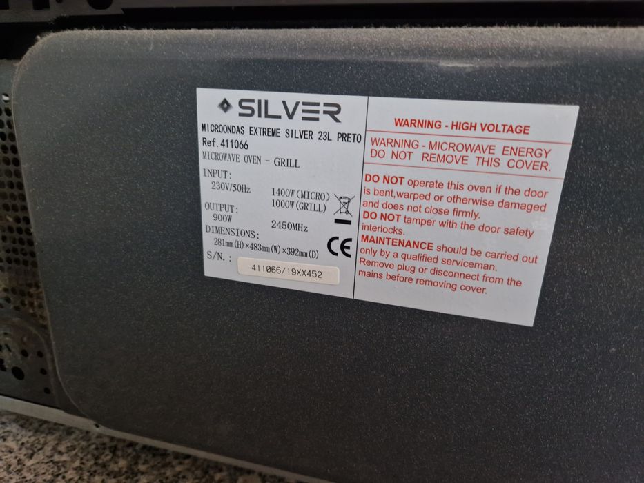 Microondas 1400w e com grill