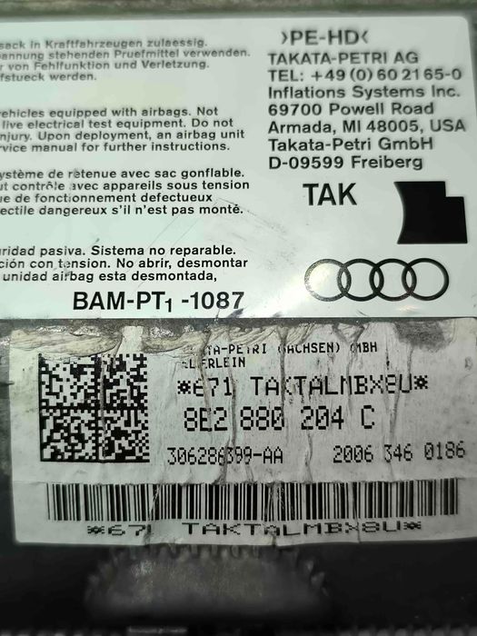 Airbag Passageiro AUDI A4 B7 Avant