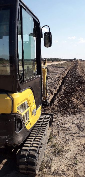 usługi minikoparką wiertnica wykopy wywrotka świder pale fundamenty