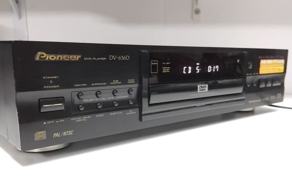 PIONEER leitor de cd e dvd DV-636D