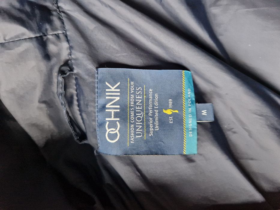 Kurtka puchowa z futrem z jenota ochnik