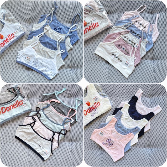 Топ для дівчинки 28 моделей donella 6-15р., топік, ліф, топик донелла