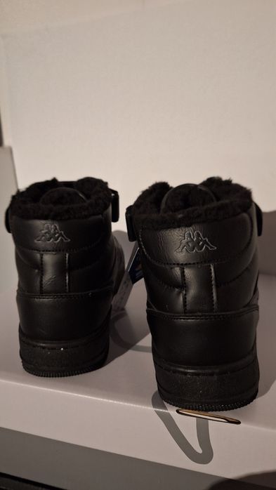 Buty nowe ocieplane zimowe Kappa czarne rozmiar 42