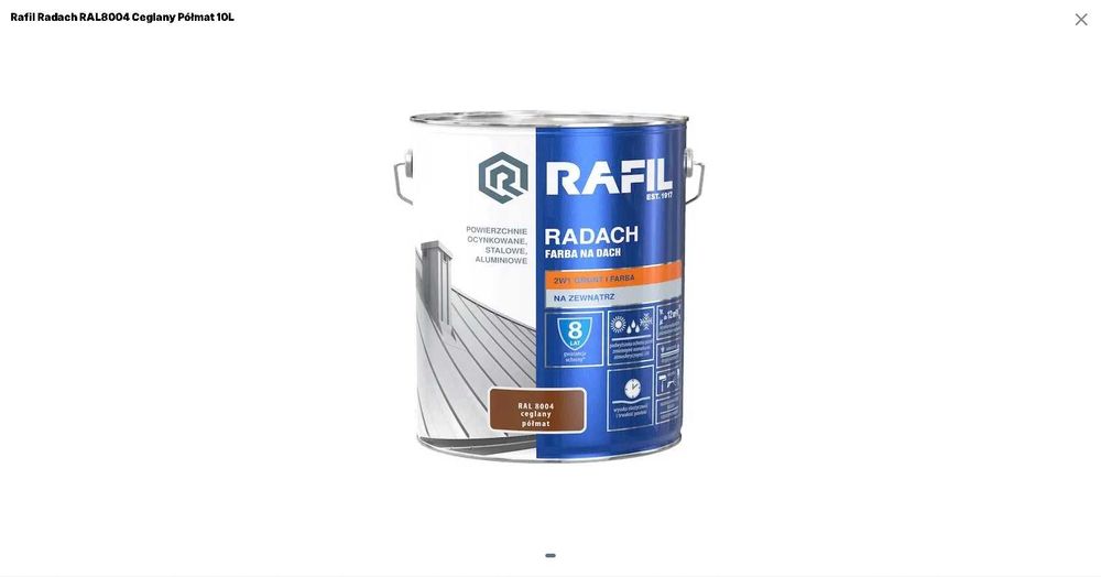 Farba Radach RAL 8004