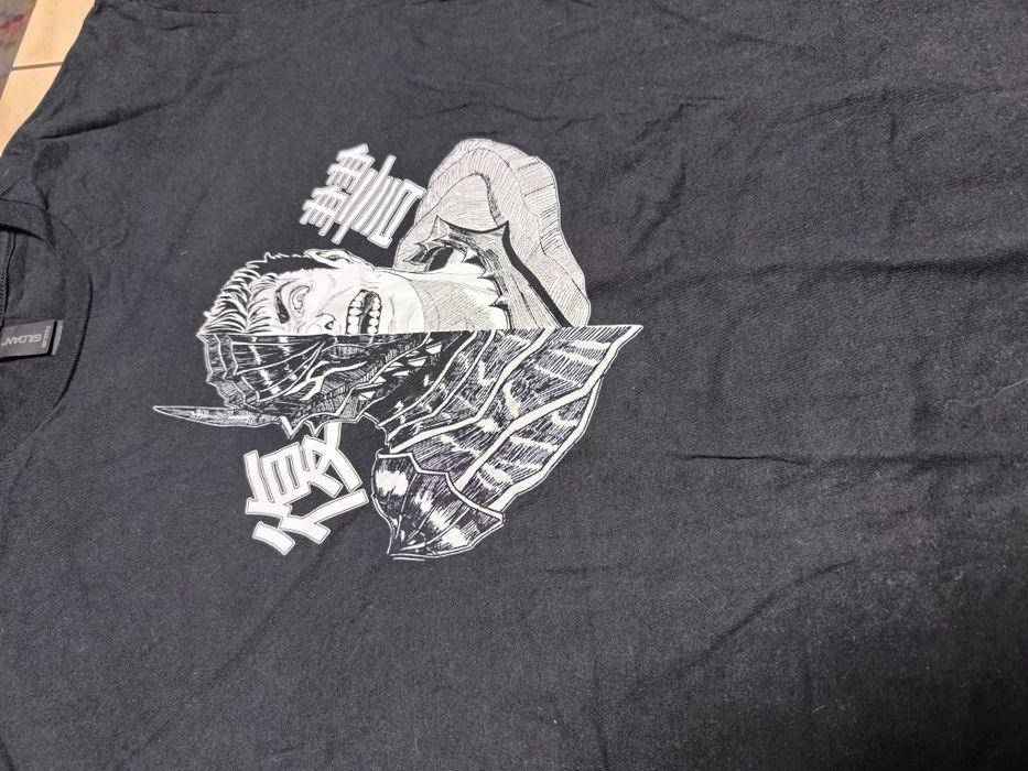 Tishirt męski czarny Gildan L