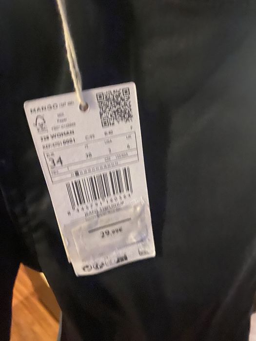 Calcas pretas novas Mango