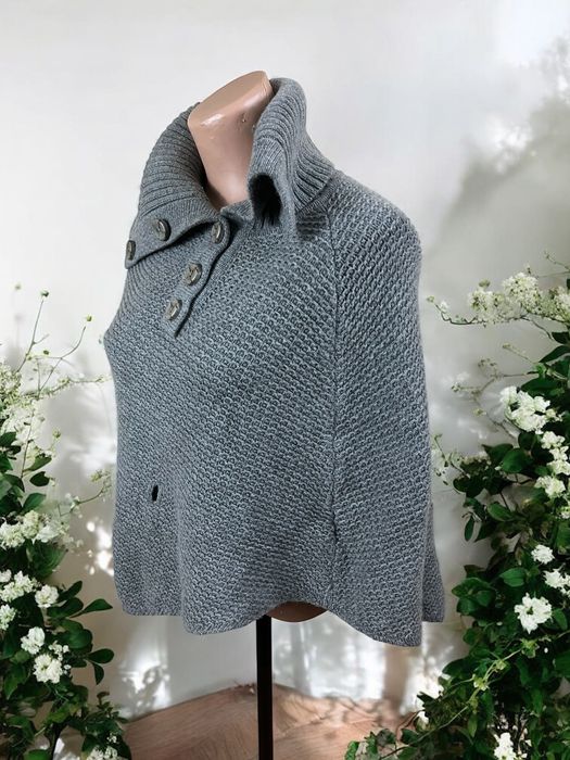 Weekend Max Mara roz. S damskie wełniana peleryna ponczo