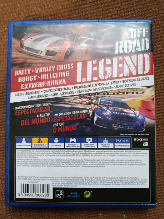 PS4 - jogo  V-Rally 4