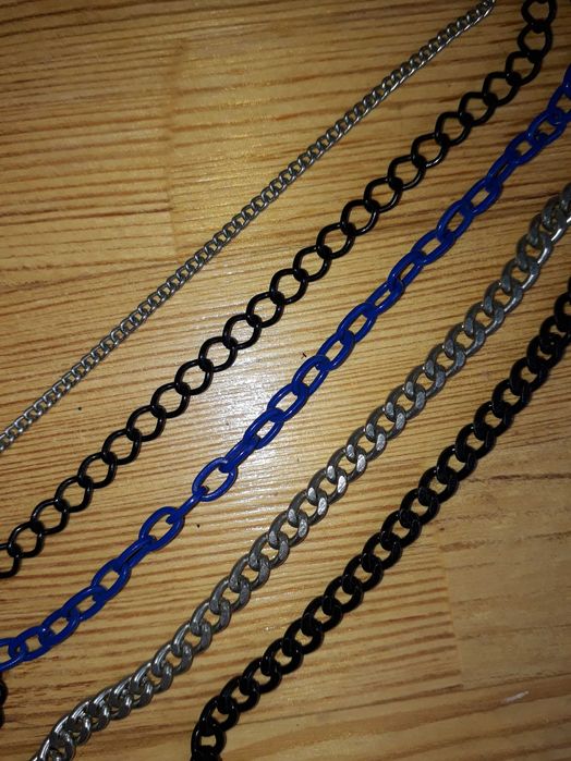 Намисто з ланцюжків, намисто з бірюзою, "око Фатіми"