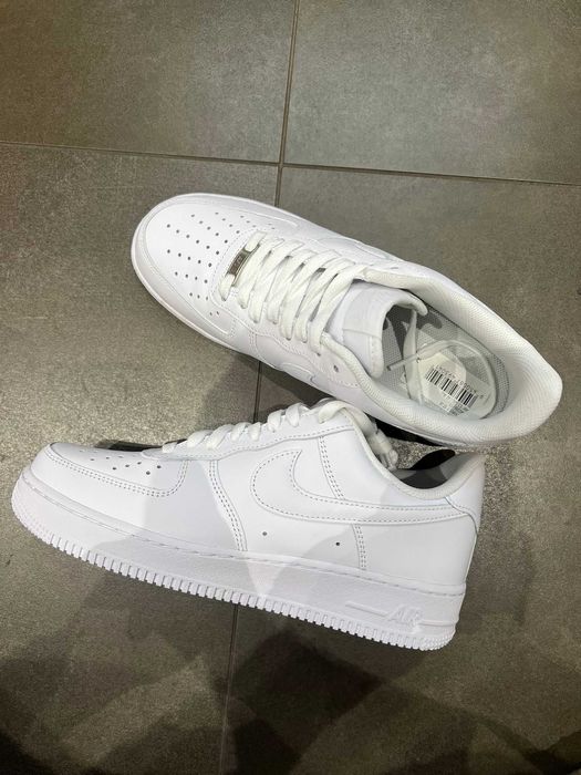 Buty Nike air force 1 cale biale NOWE meskie 43