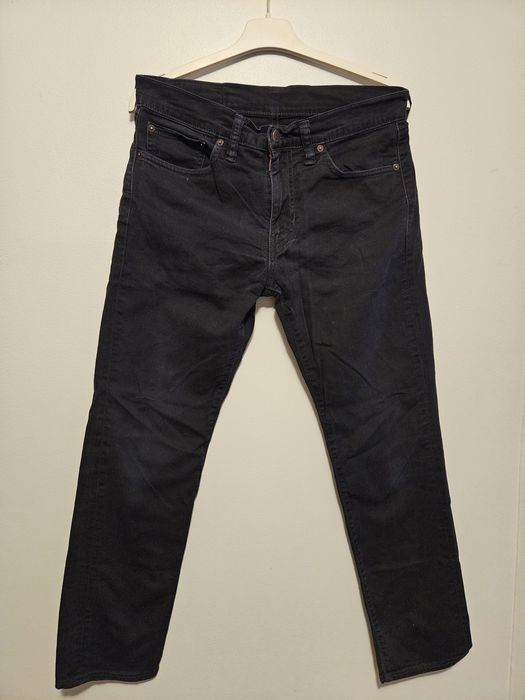 Spodnie jeansowe męskie młodzieżowe czarne Levi`s